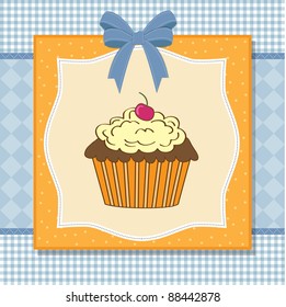 Birthday cupcake