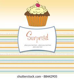 Birthday cupcake