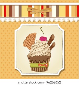Birthday cupcake