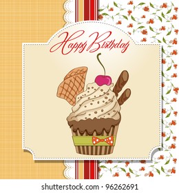 Birthday cupcake