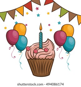 birthday cupcake dessert