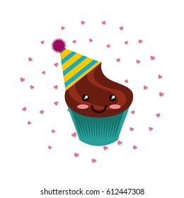birthday cupcake icon