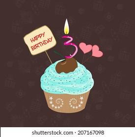 Gateau Anniversaire 1 An Stock Vectors Images Vector Art Shutterstock