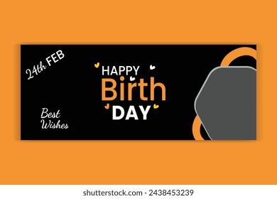 Birthday design, birthday cover design