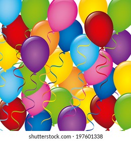 Birthday design over white background, vector illustration