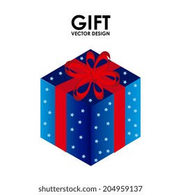 Birthday design over white background, vector illustration