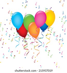 Birthday design over white background, vector illustration