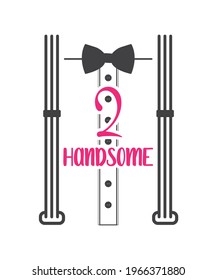 Birthday design, Two handsome printable vector design