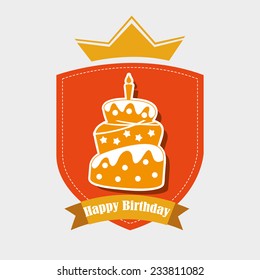 birthday design , vector illustration