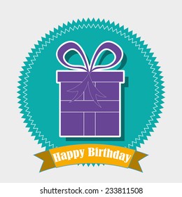 birthday design , vector illustration