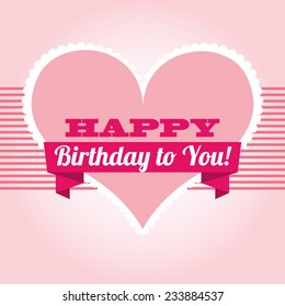 birthday design , vector illustration