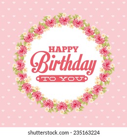 birthday design , vector illustration