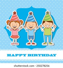 birthday design, vector illustration eps10 graphic 