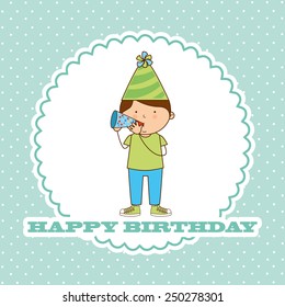 birthday design, vector illustration eps10 graphic 
