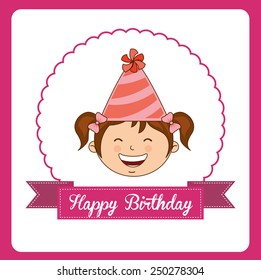 birthday design, vector illustration eps10 graphic 