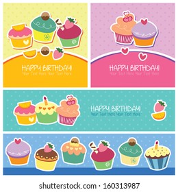 birthday dessert layout design