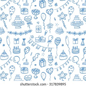  Birthday doodle pattern