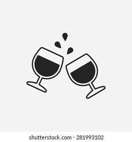 birthday drink icon