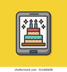 birthday e-card icon