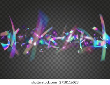 Efeito de Aniversário. Explosão de Natal. O Carnaval. Pôster Caindo. Design Surpresa. Fita azul. Conceito artístico. Festa Glitter. Efeito de Aniversário Roxo