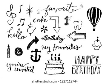 birthday element is ready for your design!
you can use this as decoration, and you can change anything in this elements.
