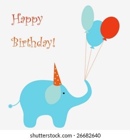 Birthday elephant