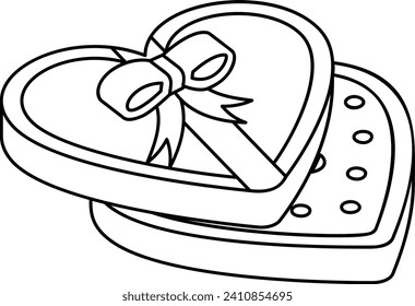 Birthday Event Gift Idea isometric Concept, Valentine Day Chocolate Box Vector Icon Design, Heart Shape Yellow Box with Bow, obsession crush symbol, Relationship and Heartfelt stock illustration