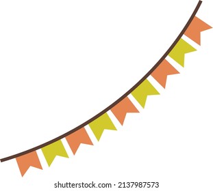 Birthday Flat Accessories Illustration Cute