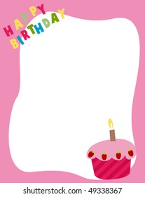 Birthday Frame Stock Vector (royalty Free) 49338367 