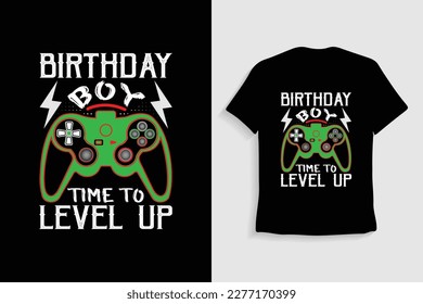 Birthday Gamer Gifts Boys T-Shirt Design Level 9 Unlocked Video Game