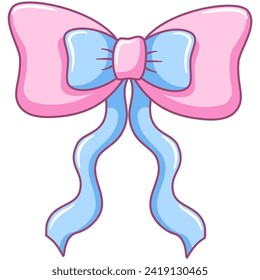 Birthday Gift Bow Ribbon Vector