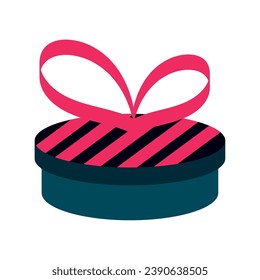 birthday gift box coloful vector isolated