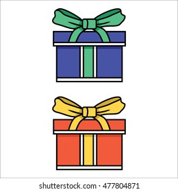 Birthday Gift Box Vector Icon