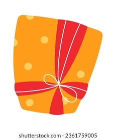 Birthday Gift Box Vector Illustration