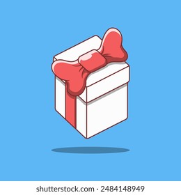 Regalo de cumpleaños. Elemento de cumpleaños. Icono de ilustración de dibujos animados Vector.