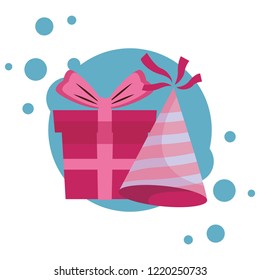Birthday gift and hat