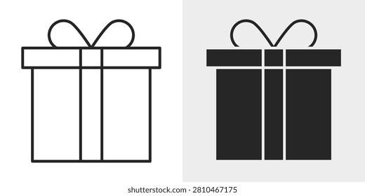 Birthday Gift Icon represents birthday celebrations, presents, and special occasions.