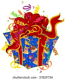 Birthday Gift - Vector