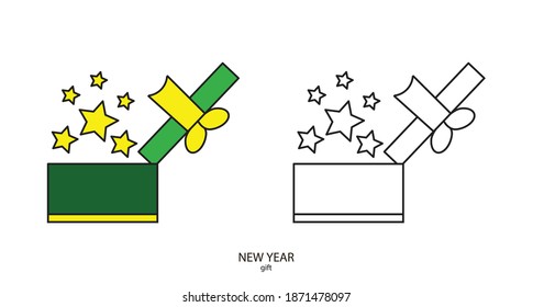Geburtstagsgeschenk, Vektorsymbol