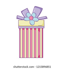 Birthday giftbox cartoon