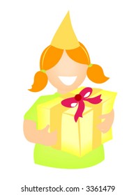 Birthday Girl - Vektorgrafik