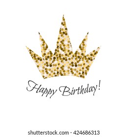happy birthday crown template