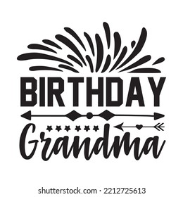 Birthday Grandma svg design file