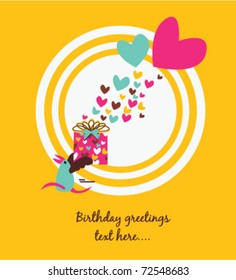 Birthday greeting card
