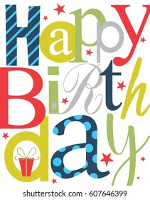 Birthday Greeting Card Design