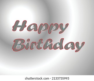 birthday greeting gradient abstract background vector