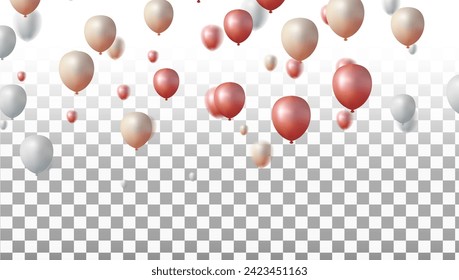 Birthday greeting vector background design. Happy birthday to you text with colorful balloons in pattern space elements for birth day celebration. Vector illustration.