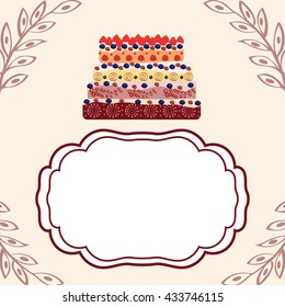 Birthday greetings invitation template