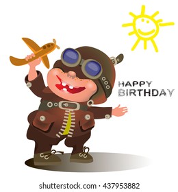 Birthday greetings for the pilot