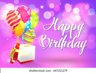 Birthday Happy Stock Vector (Royalty Free) 647251279 | Shutterstock